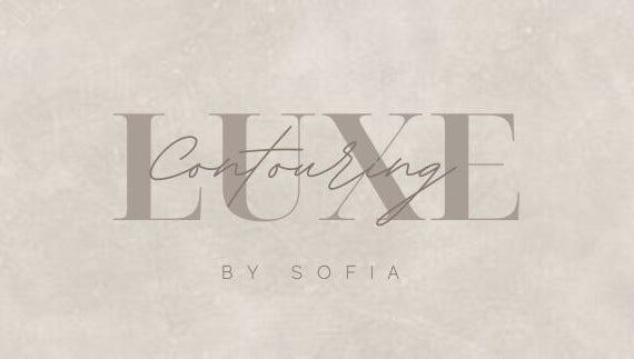 Elegant logo for Luxe Contouring By Sofia, located in Melbourne, Victoria, AU.