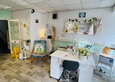 Calming wellness interior at Emz4massage, Ilkeston, England, GB - a peaceful ambiance for relaxation and rejuvenation.