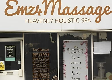 Front view of Emz4Massage, a holistic spa in Ilkeston, England, GB, showcasing the inviting entrance.
