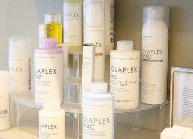 Olaplex products at KSHD in Surry Hills, New South Wales, AU showcase luxury hair care.
