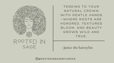 Illustration of floral-haired woman with text inviting to Haven Hair Salon, East Haven, Connecticut, US.