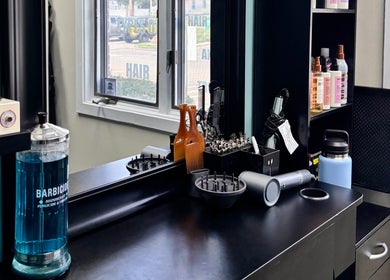 Professional hairstyling tools and products at Haven Hair Salon, East Haven, Connecticut, US.