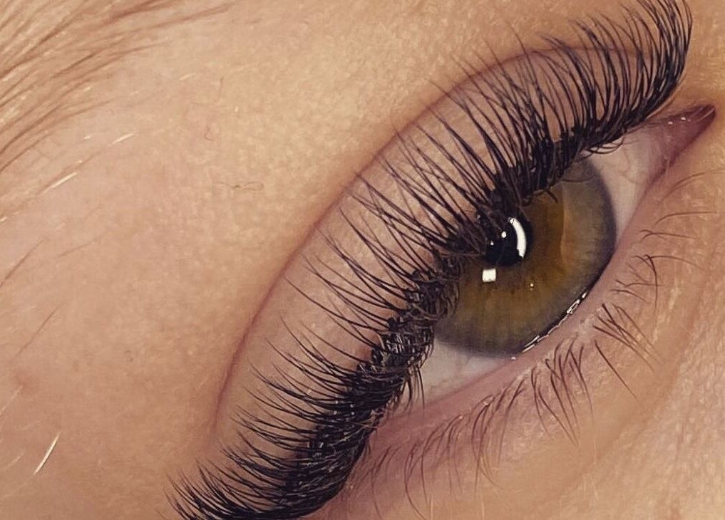 Beautifully enhanced eyelashes at Elite Beauty and Spa in Kent, England, GB.