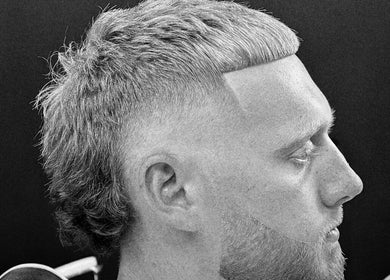 Modern haircut style at Marley Mayer Salon - Exmouth, Exmouth, England, GB. Sharp lines and textured finish.