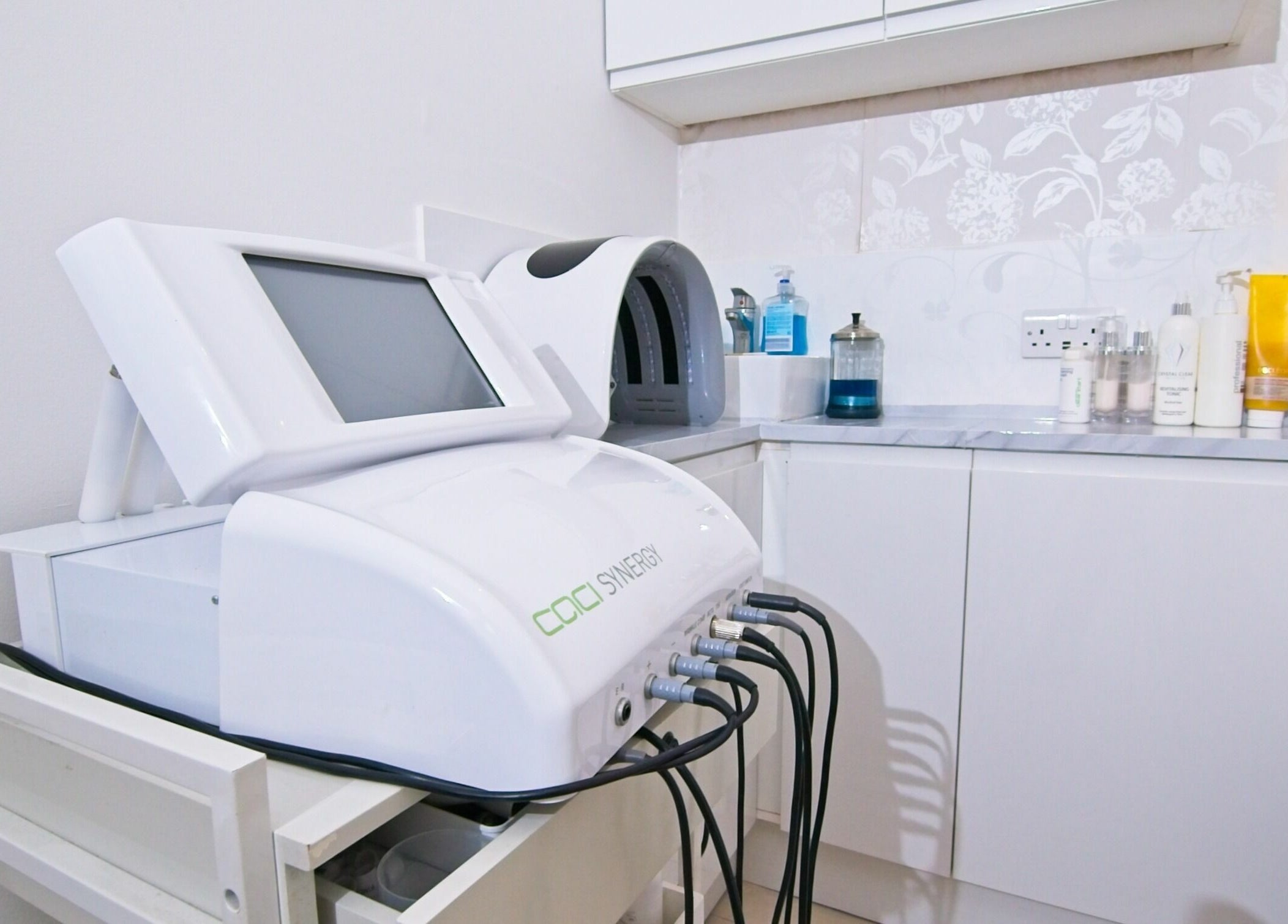 Advanced beauty equipment at Sajna Hair & Beauty, Wimbledon, London, England, GB for premium wellness care.