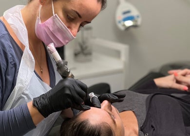 Professional facial treatment at Luvvi, Surfers Paradise, Queensland, AU, offering top wellness services.