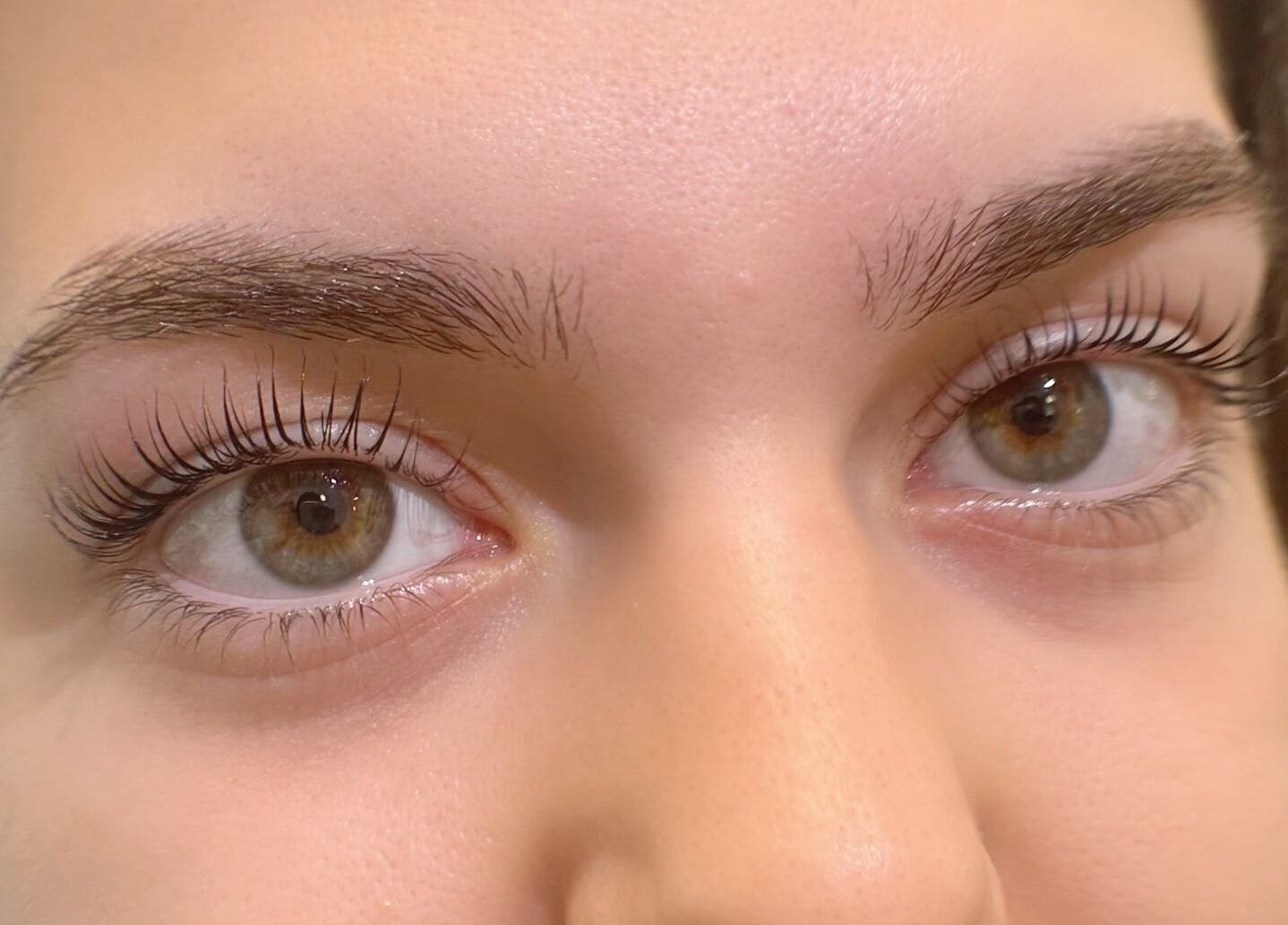 Close-up of perfectly groomed lashes at Luvvi, Surfers Paradise, Queensland, AU.