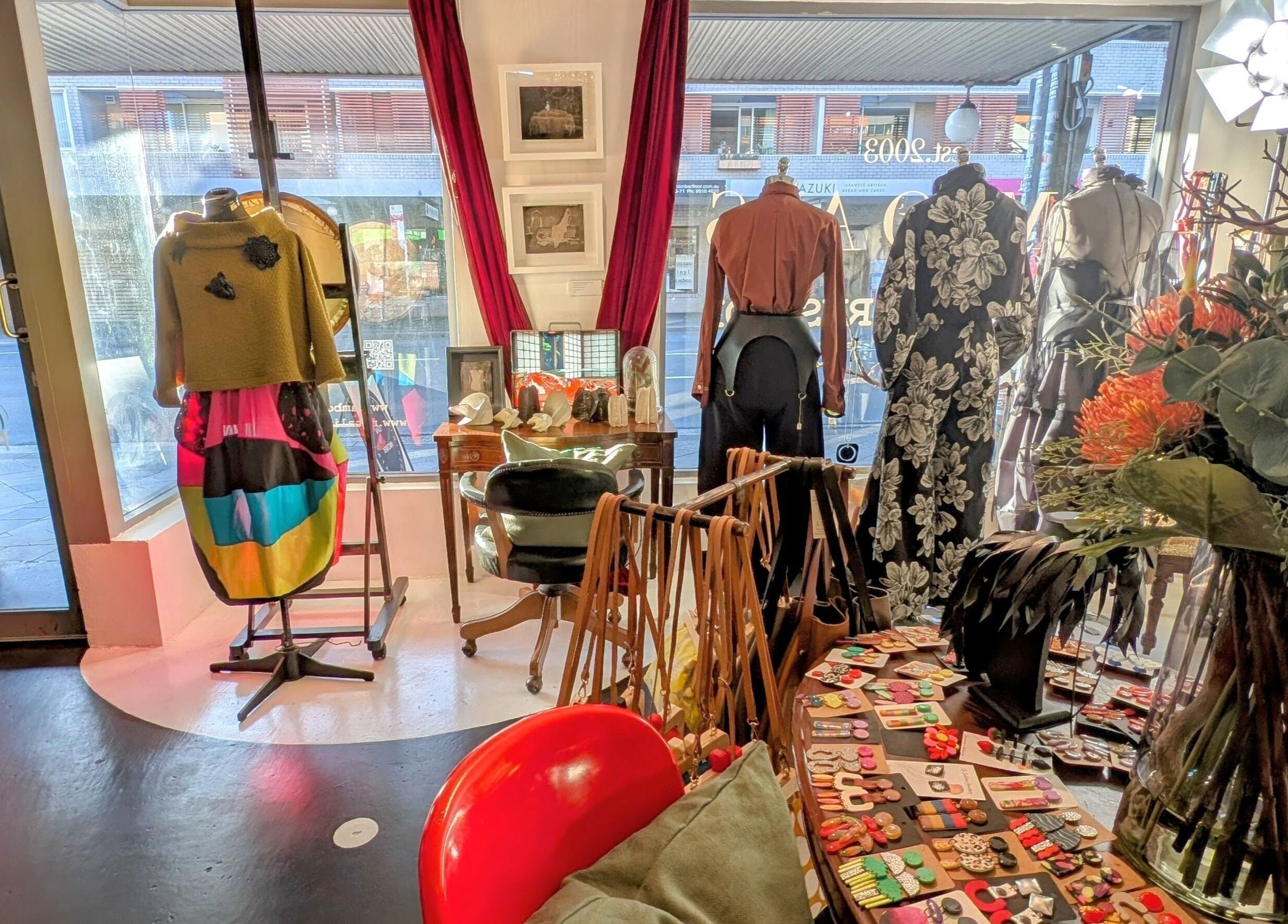 Stylish interior of Ambo Ars in Newtown, New South Wales, AU showcasing fashion and decor.