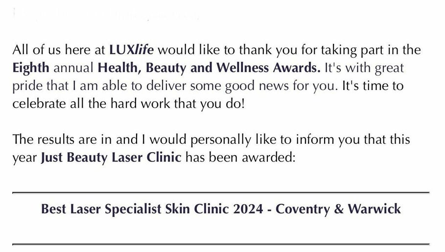 Just Beauty Laser and Skin Clinic (Award Winning Skin Therapist) – obraz 1