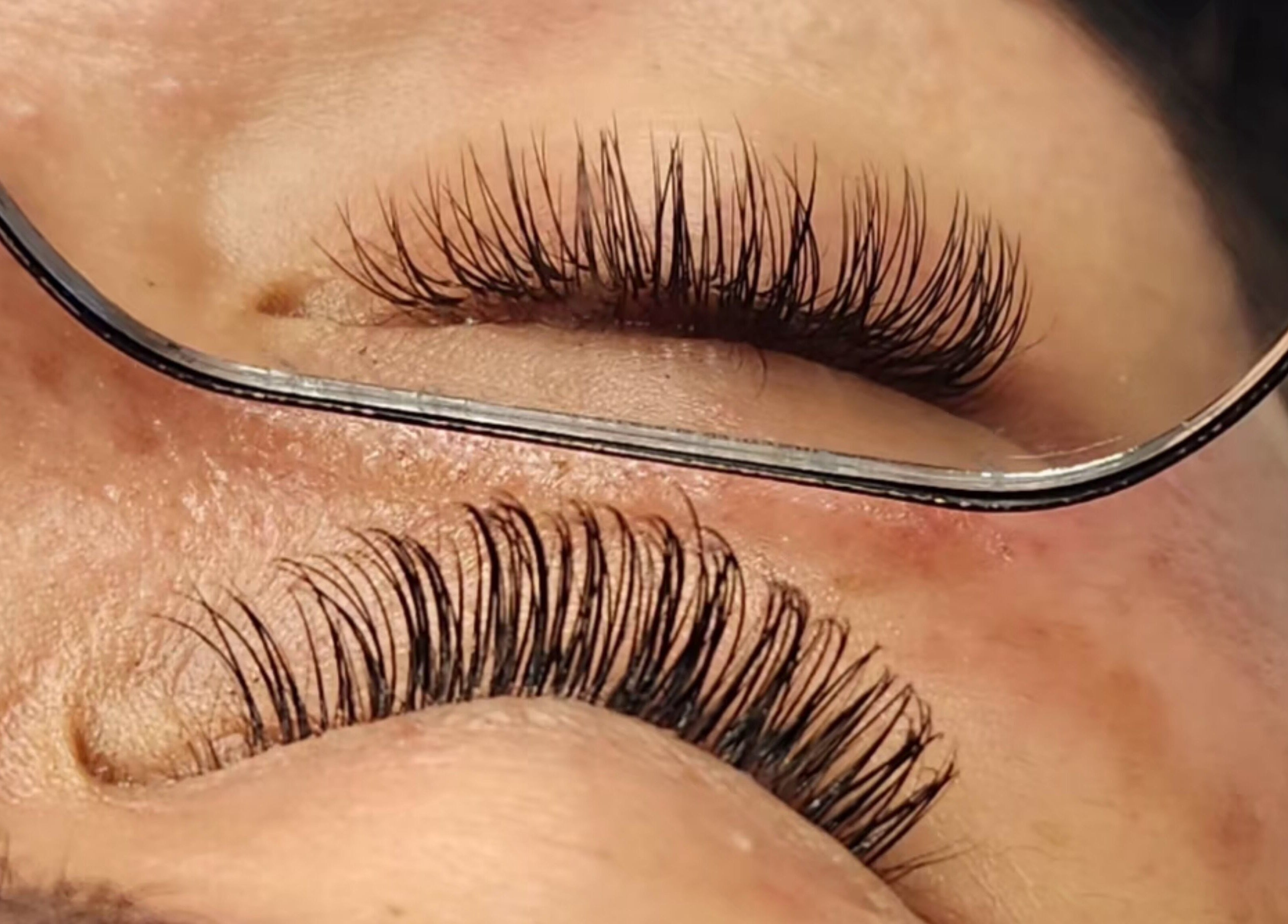 Close-up of expertly styled lashes at Lashes by Megumi - Point Cook, Point Cook, Victoria, AU.