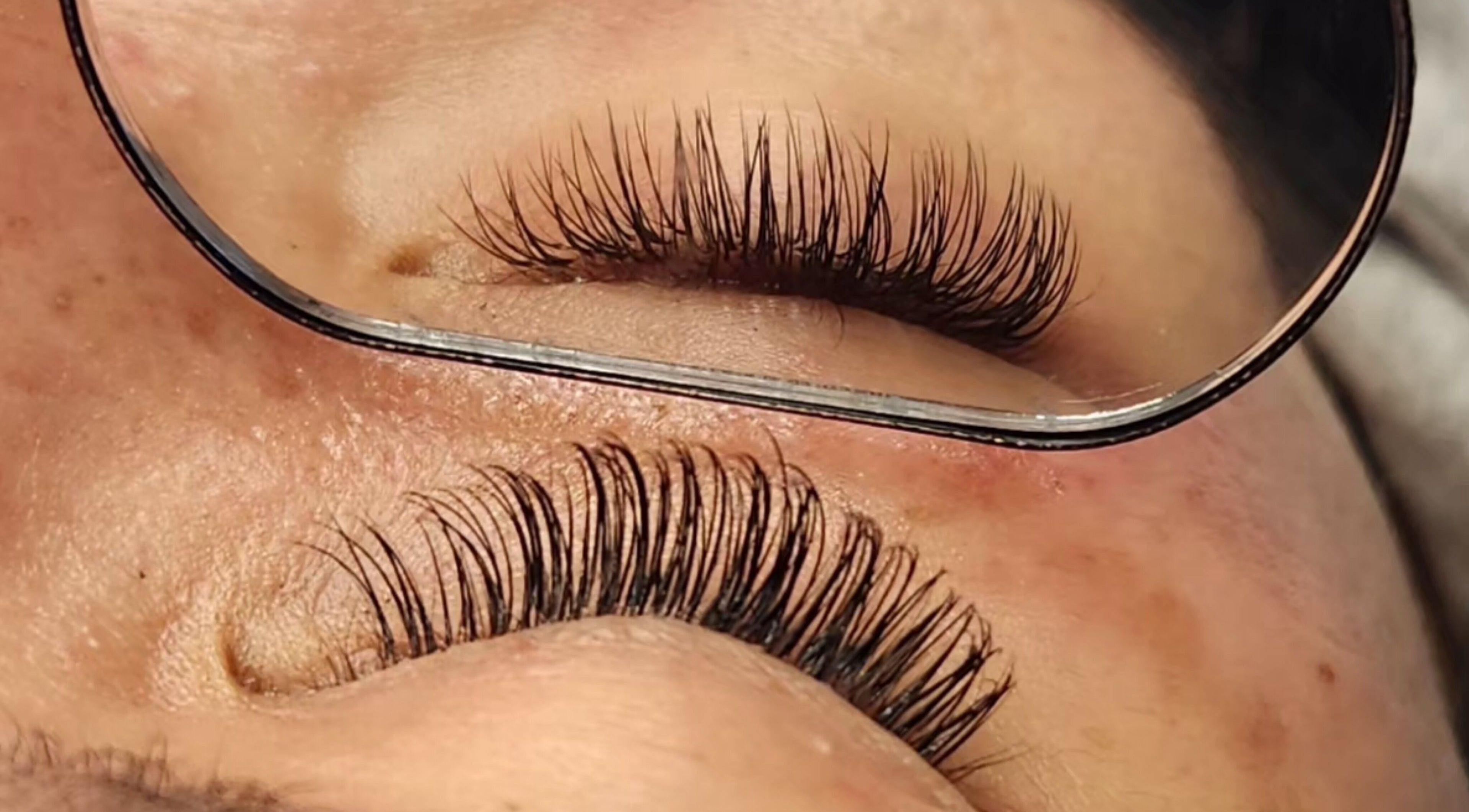 Close-up of expertly styled lashes at Lashes by Megumi - Point Cook, Point Cook, Victoria, AU.