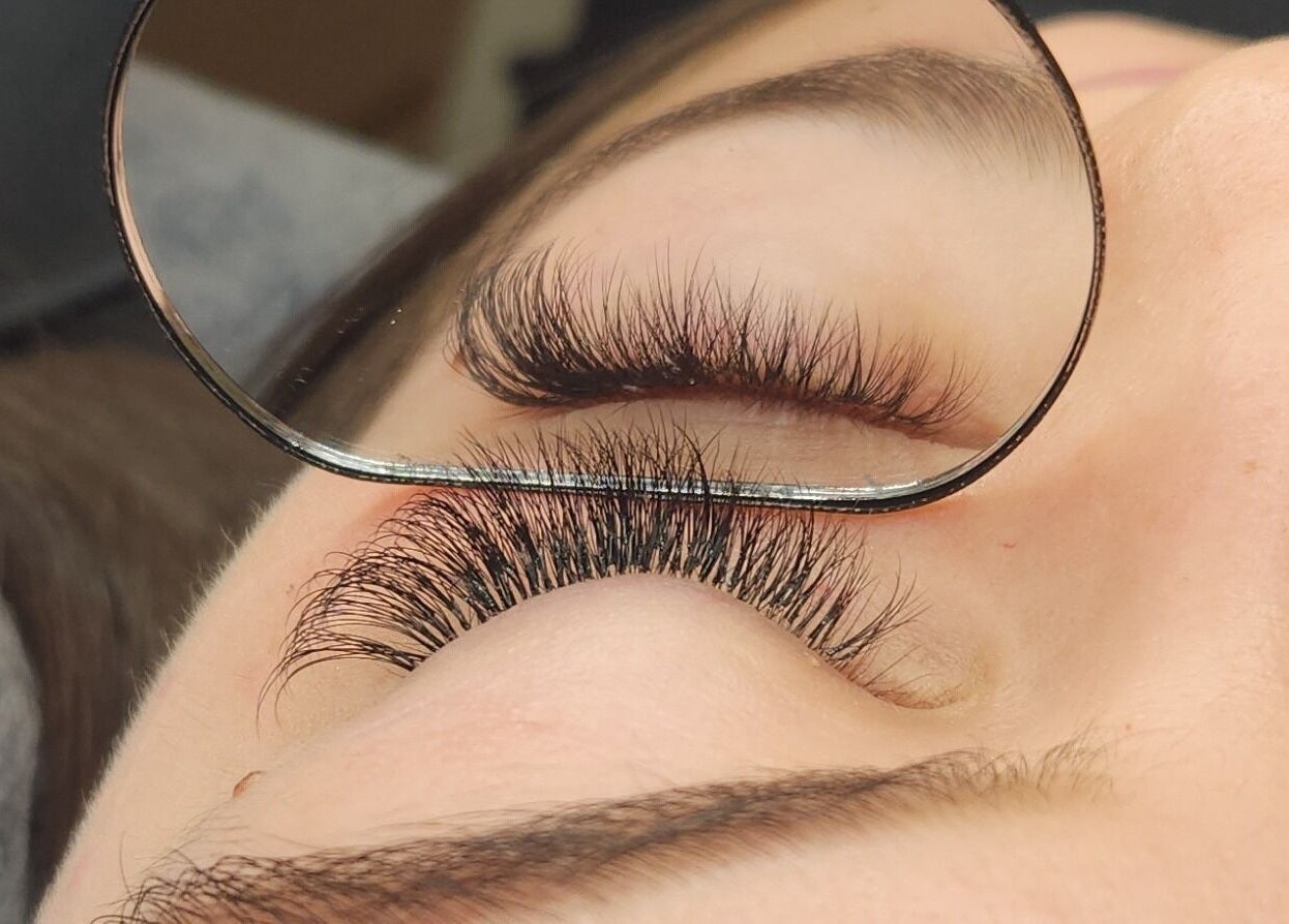 Close-up of elegant eyelash extensions at Lashes by Megumi - Point Cook, Point Cook, Victoria, AU.
