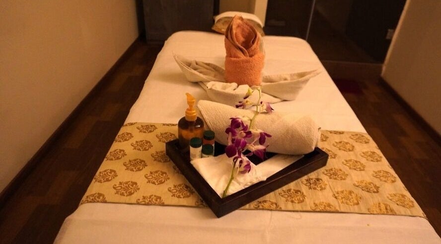 Relaxing massage setup at Body Raaga Wellness Spa - Jp Nagar, Bengaluru, Karnataka, IN.