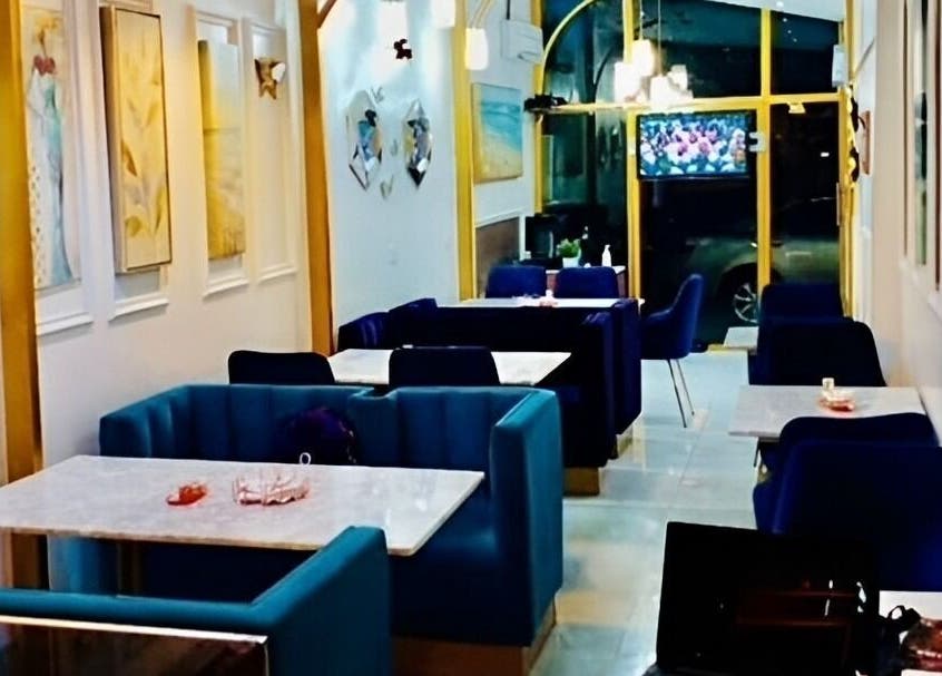 Elegant seating area at Rejuvenee Spa & Wellness Center, Lagos, Lagos, NG, with modern decor and soft lighting.