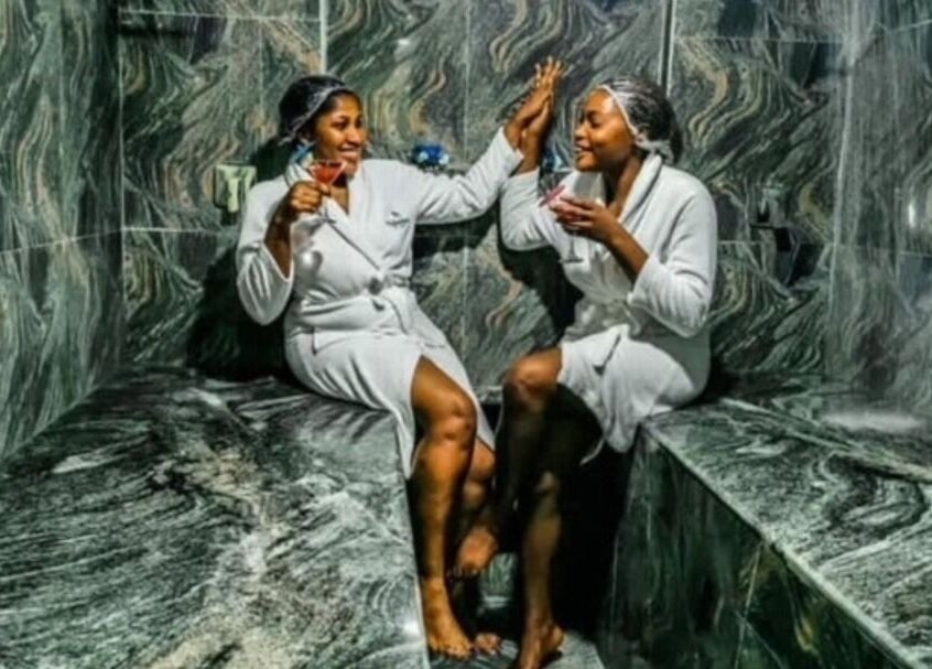 Guests enjoying a relaxing spa session at Rejuvenee Spa & Wellness Center, Lagos, Lagos, NG.
