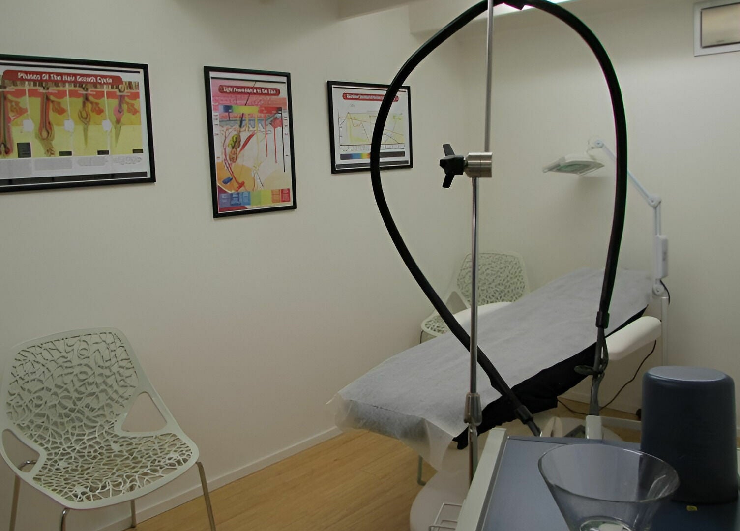 Modern treatment room at Helios Laser Studio, Melbourne, Victoria, AU showcasing professional laser equipment.