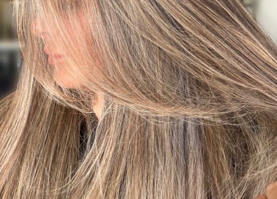 Luxurious hair treatment at Image Beauty, Bearsden, Scotland, GB, showcasing silky, healthy hair.