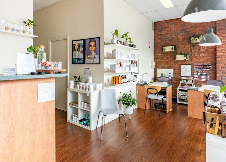 Cozy interior of Nature's Beauty Secrets, Melbourne, Victoria, AU with elegant decor and wellness products.