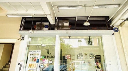 Front view of Laser Light Skin Centre, Wangsa Maju, Kuala Lumpur, showing modern glass facade.
