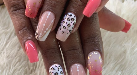 Stylish nail art design at Blushed On! Nails&Beauty Verulam, Verulam, KwaZulu-Natal, ZA.