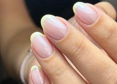Close-up of beautiful gel nails from Just Gelled Nails & Education in Halesowen, England, GB.
