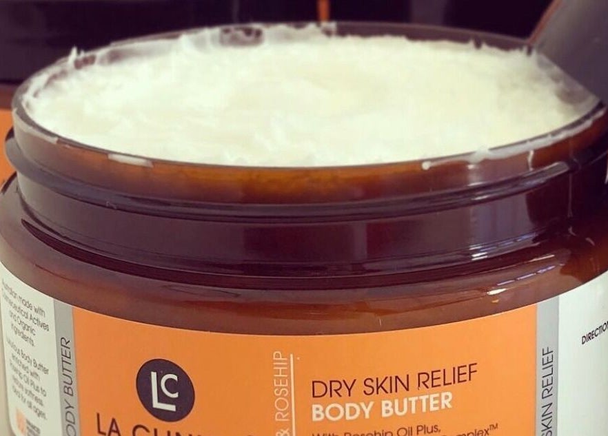 Rich body butter jar at Balanced Beauty in Melbourne, Victoria, AU offers dry skin relief and hydration.