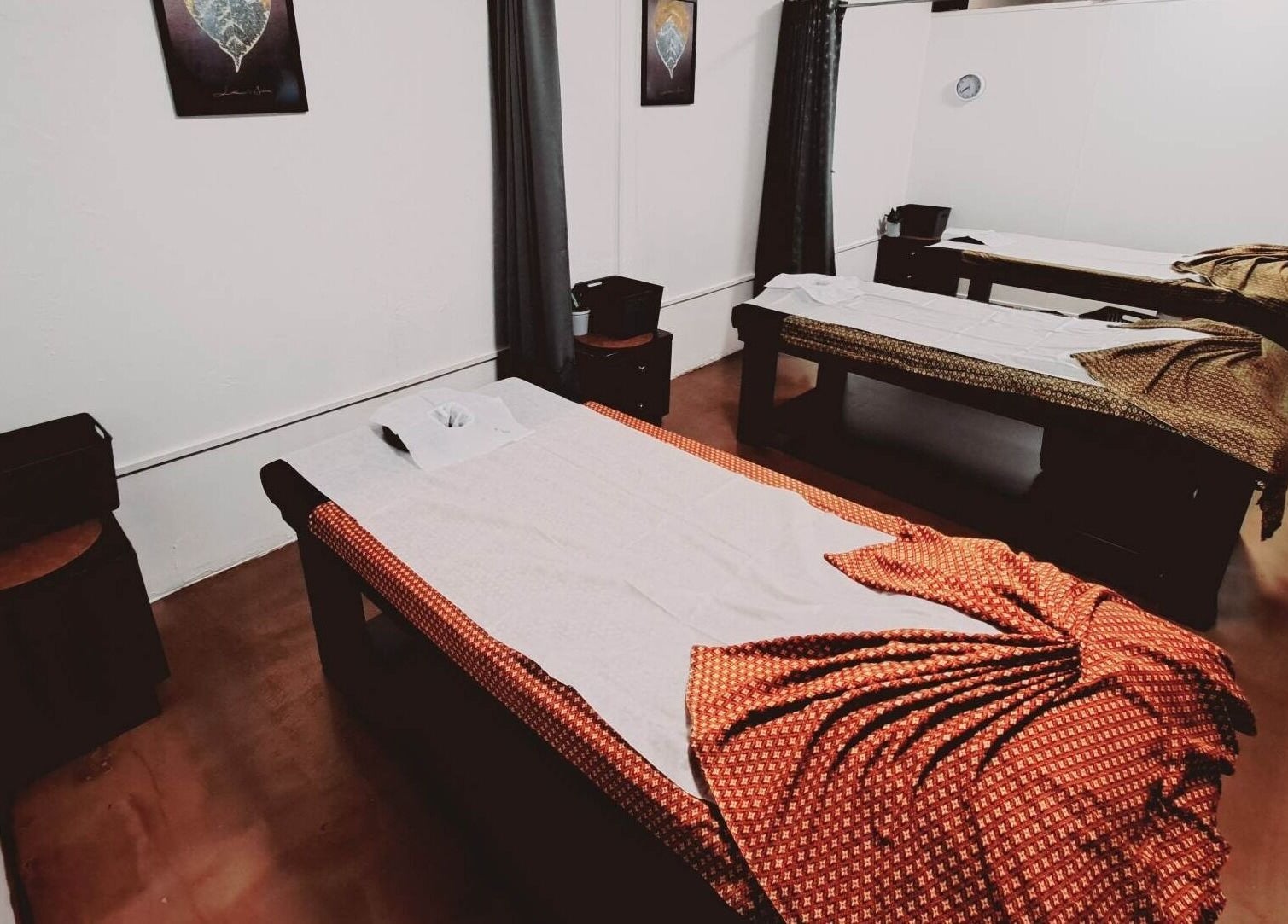 Soothing massage beds at Authentic Thai Massage Port Douglas, Port Douglas, Queensland, AU, create a relaxing ambiance.