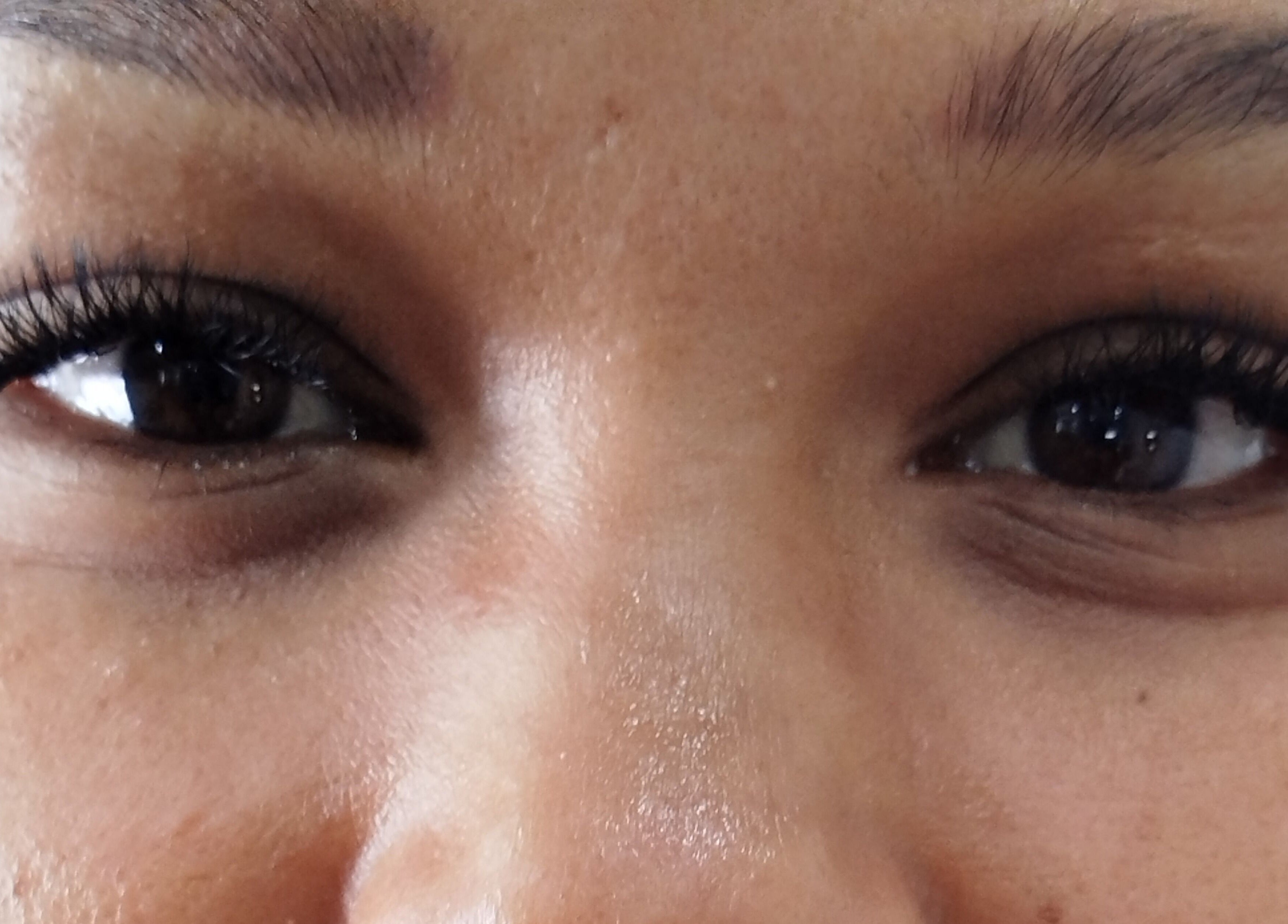 Close-up of expertly applied eyelash extensions at ILashed in Cape Town, South Africa, ZA.