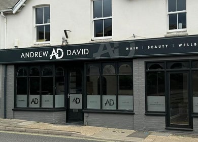 Exterior view of Andrew David Hair salon located in Lymington, England, GB.