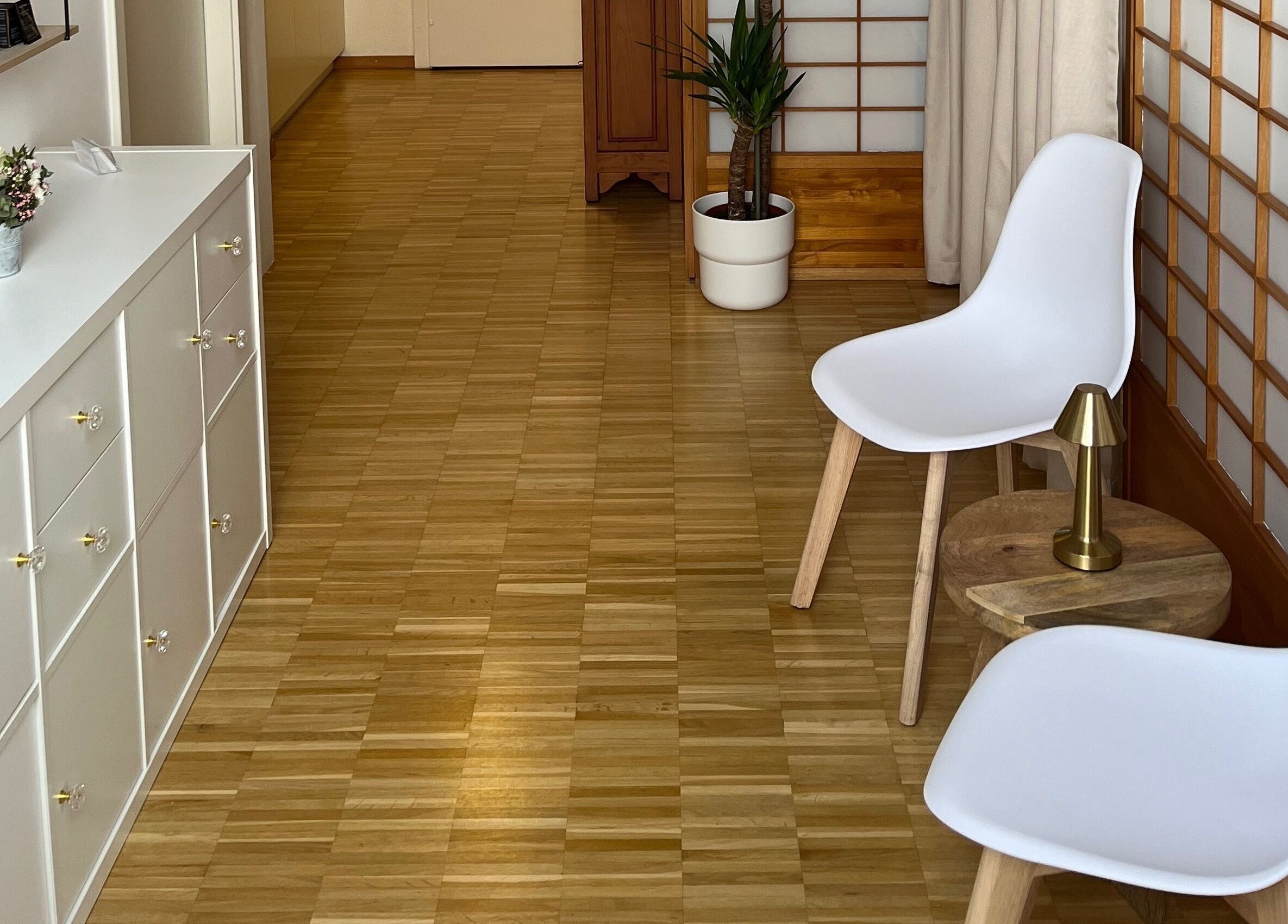 Salon moderne et serein chez Beauté Bio - Manuela de Miranda à Morges, Vaud, CH.