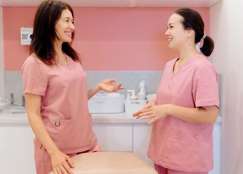 Friendly staff interaction at Sweet Lab Applecross, Applecross, Western Australia, AU, enhancing your beauty experience.