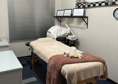Relaxing therapy room at Salon Elkana Health and Beauty, Vredendal, Western Cape, ZA.