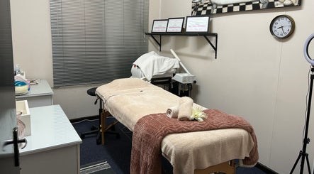 Relaxing therapy room at Salon Elkana Health and Beauty, Vredendal, Western Cape, ZA.