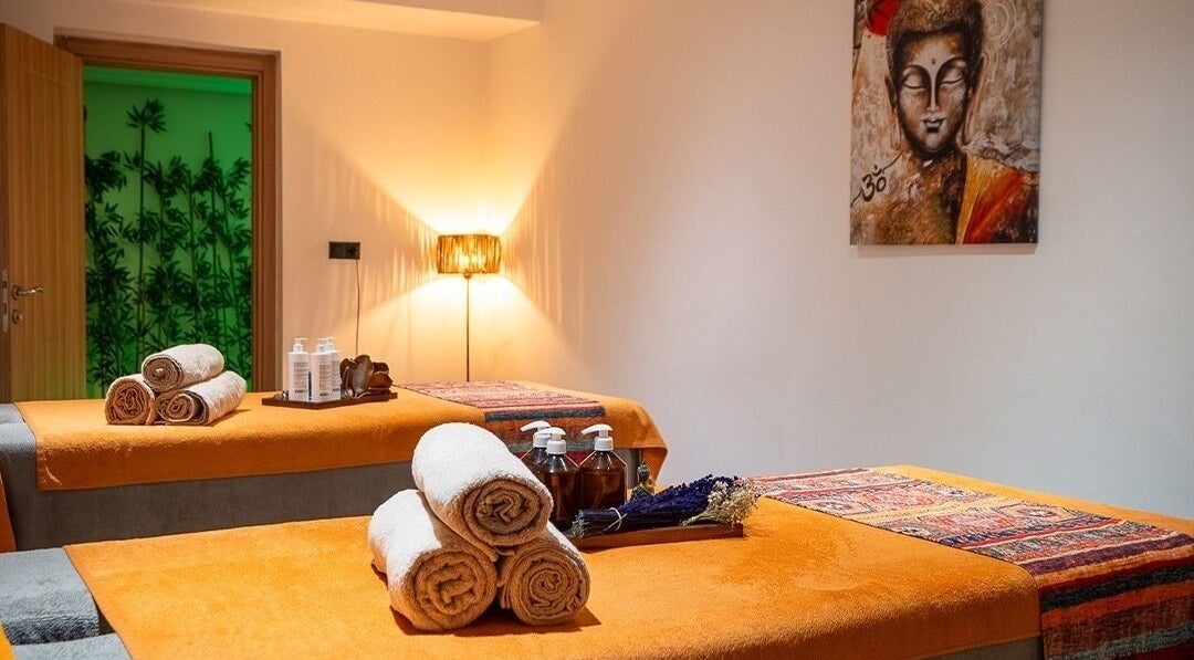 Relaxing massage rooms at Musho Spa Wellness Center BEHU in Balıkesir, Balıkesir, TR with serene decor.