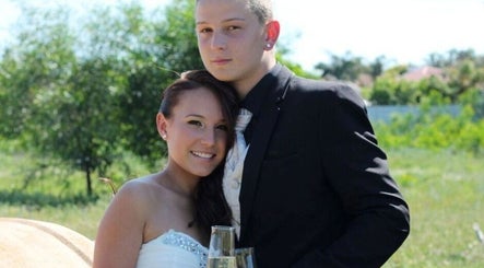Elegant couple celebrating at Go Brown Roodepoort Studio, Roodepoort, Gauteng, ZA in serene outdoor setting.