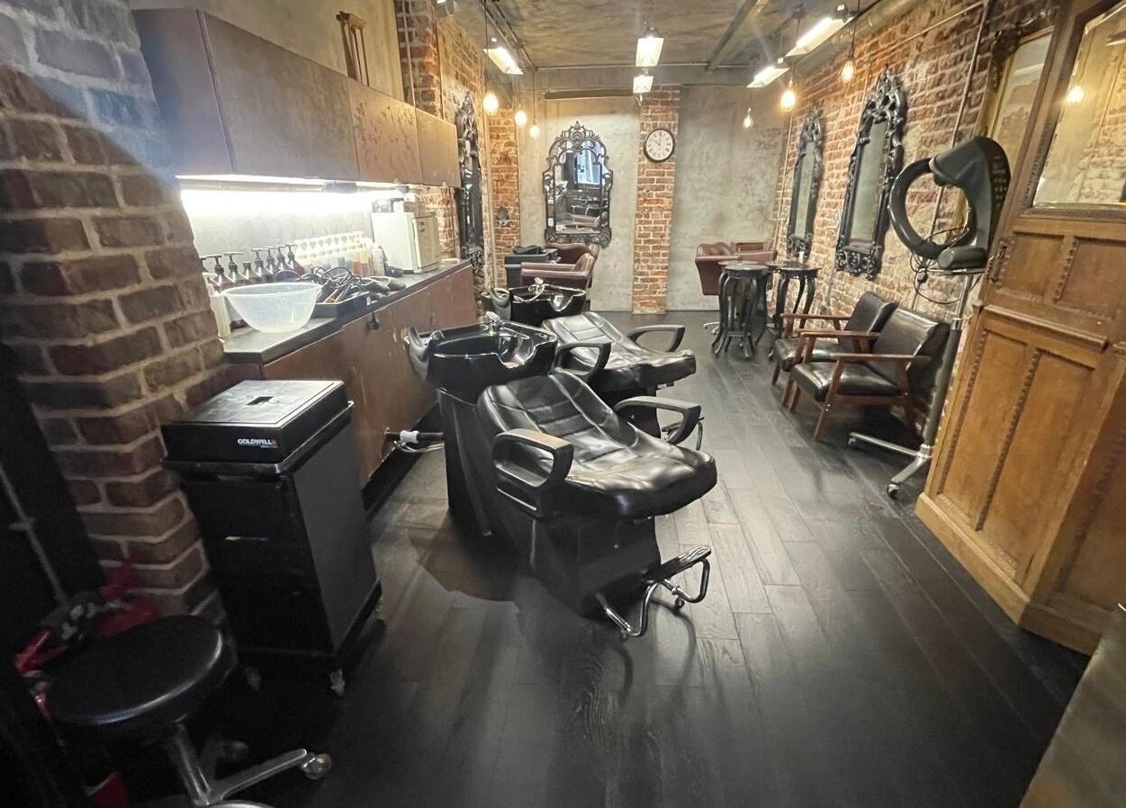 Elegant salon interior with vintage charm at Hayato London, located in London, England, GB.