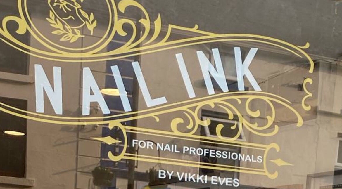 Nail Ink front sign with elegant design at County Mayo, County Roscommon, IE.