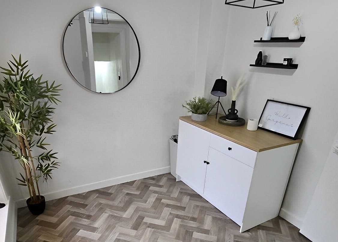 Modern design area at Dionne The Dressing Up Box Permanent Makeup & Training Academy, Bolton, England, GB.