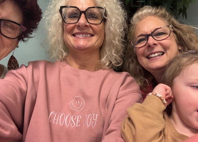 Group enjoying a moment at Hair by Angelia Chandler Austin, Jonesboro, Arkansas, US.