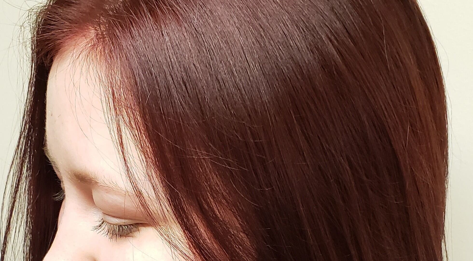 Stunning rich brown hair at Hair by Angelia Chandler-Austin, Jonesboro, Arkansas, US.