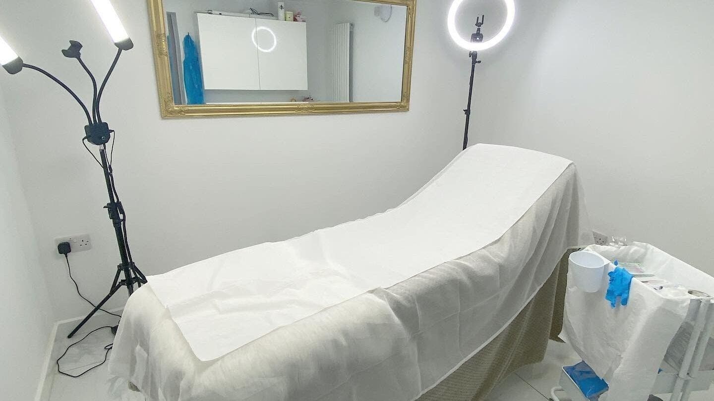Serene treatment room at Atlas Cosmetics Clinic - Lytham St Annes, Lytham St Anne’s, England, GB with essential equipment.
