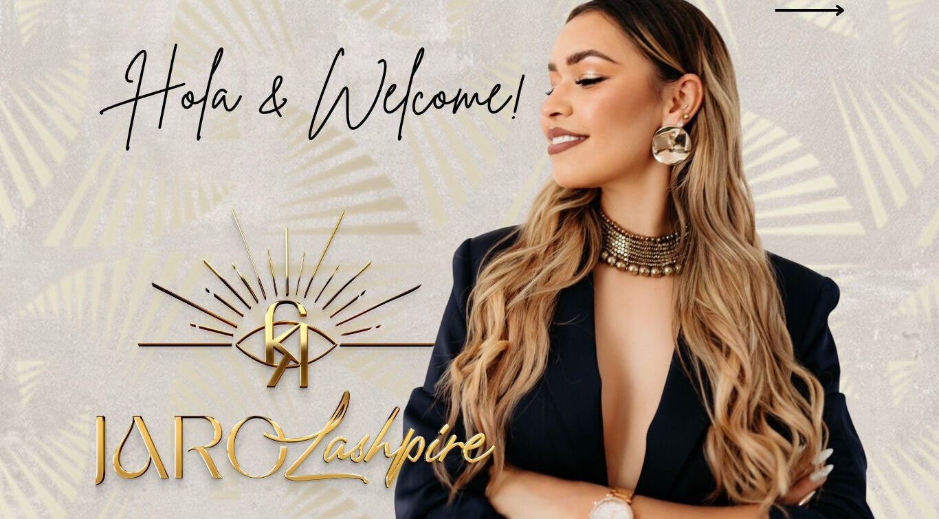 Stylish woman at JARO LASHPIRE®️, Yuba City, California, US, embodying modern beauty and fashion.