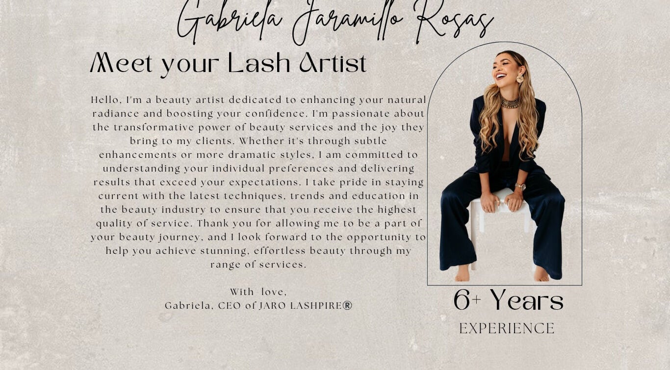 Meet your lash artist at JARO LASHPIRE®️, Yuba City, California. Enhance your beauty with expert services.