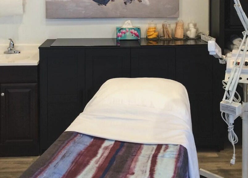 Cozy treatment room at Beauty Time Salon and Spa in Vancouver, British Columbia, CA, offering rejuvenating services.