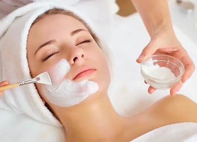 Facial treatment at Skin & Beauty Treatments, Coventry, GB, highlighting expert care and relaxation.
