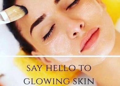 Facial treatment at Skin & Beauty Treatments in Coventry, GB. Woman receiving brush-applied skincare.