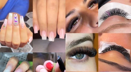 Nail art and eyelash extensions at Slayed by NHI, Glen Mills, Pennsylvania for a stunning beauty statement.