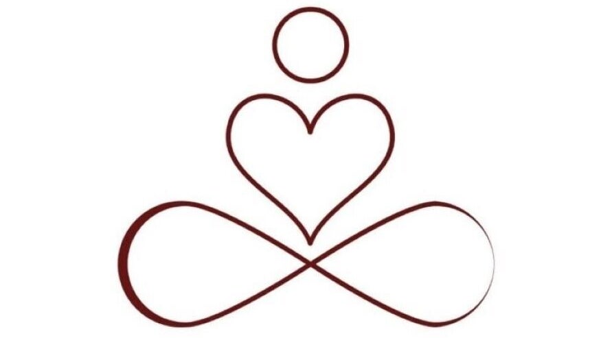 Elegant heart-shaped logo symbolizing wellness at The Holt Wellness, Exeter, England, GB.