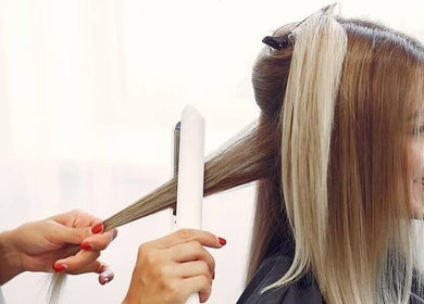 Hair straightening at Passion Salon and Spa (Victoria Ave East), Regina, Saskatchewan, CA.