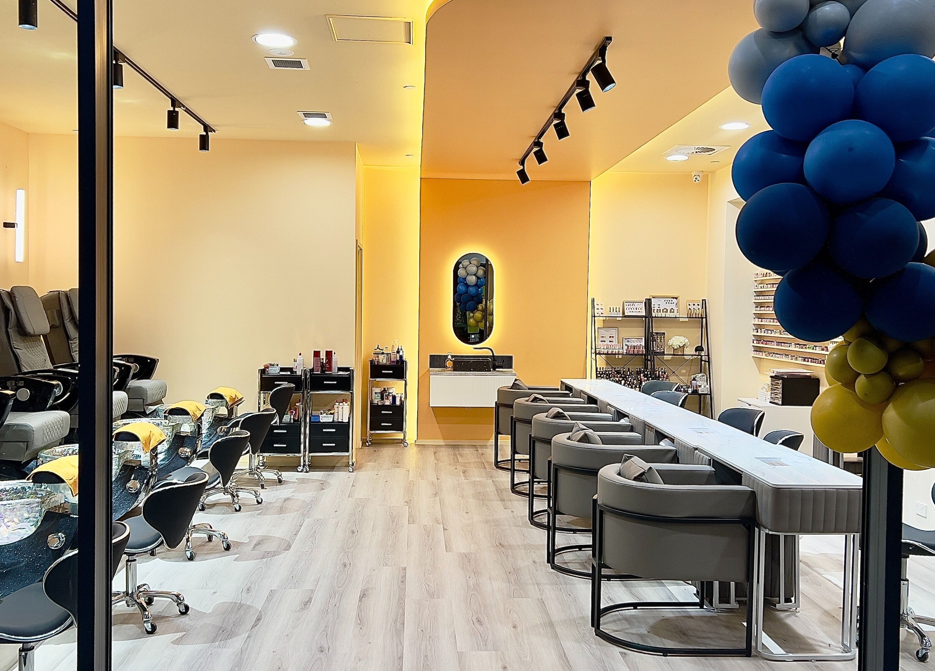 Vivi Salon Innaloo interior with elegant seating and decor in Innaloo, Western Australia, AU.